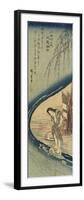 Chofu in Musashi Province, 1830-1844-Utagawa Hiroshige-Framed Premium Giclee Print