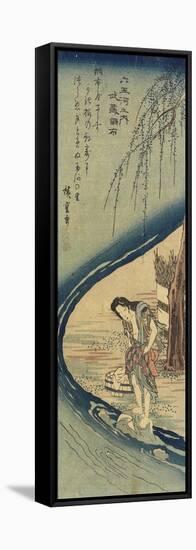 Chofu in Musashi Province, 1830-1844-Utagawa Hiroshige-Framed Stretched Canvas