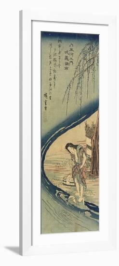 Chofu in Musashi Province, 1830-1844-Utagawa Hiroshige-Framed Giclee Print