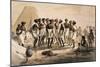 Chohos Dance, Ethiopia, Engraving from a Drawing by Jean Vignaud-null-Mounted Giclee Print