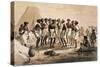 Chohos Dance, Ethiopia, Engraving from a Drawing by Jean Vignaud-null-Stretched Canvas