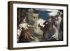 Choice Between Virtue and Passion-Paolo Veronese-Framed Art Print