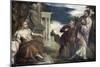 Choice Between Virtue and Passion-Paolo Veronese-Mounted Art Print