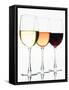 Choice Of Wines-George Oze-Framed Stretched Canvas