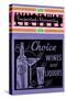 Choice Wines And Liquors-null-Stretched Canvas