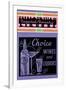 Choice Wines And Liquors-null-Framed Art Print