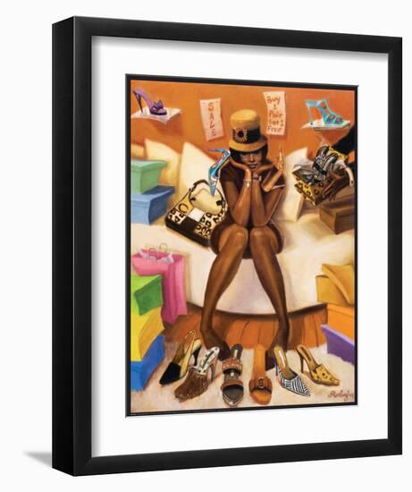 Choices-Sterling Brown-Framed Art Print