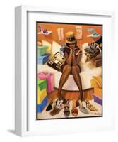 Choices-Sterling Brown-Framed Art Print