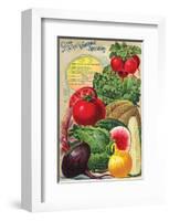 Choicest Vegetable Specialties-null-Framed Art Print