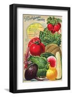 Choicest Vegetable Specialties-null-Framed Art Print