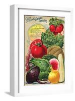 Choicest Vegetable Specialties-null-Framed Art Print