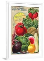 Choicest Vegetable Specialties-null-Framed Art Print