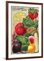 Choicest Vegetable Specialties-null-Framed Art Print