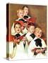 "Choir Boys Will Be Boys,"December 10, 1938-Frances Tipton Hunter-Stretched Canvas