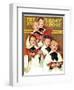 "Choir Boys Will Be Boys," Saturday Evening Post Cover, December 10, 1938-Frances Tipton Hunter-Framed Giclee Print