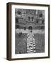 Choir Filing Down Center of Chamber Court at Winchester College-Cornell Capa-Framed Photographic Print