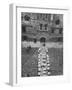 Choir Filing Down Center of Chamber Court at Winchester College-Cornell Capa-Framed Photographic Print