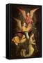 Choir of Angels, 1459-Simon Marmion-Framed Stretched Canvas