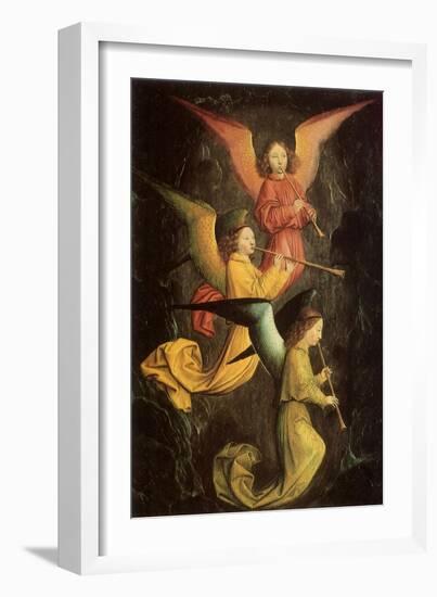 Choir of Angels, 1459-Simon Marmion-Framed Giclee Print