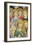 Choir of Angels, Detail from the Journey of the Magi Cycle in the Chapel, circa 1460-Benozzo di Lese di Sandro Gozzoli-Framed Giclee Print