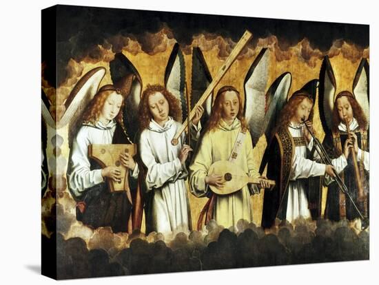 Choir of Angels-Hans Memling-Stretched Canvas