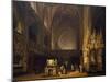 Choir of Bourg-En-Bresse Church, 1846-Luigi Bisi-Mounted Giclee Print