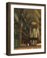 Choir of Ely Cathedral, Cambridgeshire, 19th Century-null-Framed Giclee Print