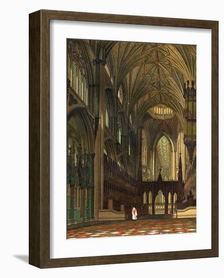 Choir of Ely Cathedral, Cambridgeshire, 19th Century-null-Framed Giclee Print