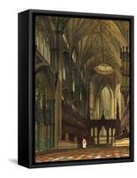 Choir of Ely Cathedral, Cambridgeshire, 19th Century-null-Framed Stretched Canvas