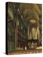 Choir of Ely Cathedral, Cambridgeshire, 19th Century-null-Stretched Canvas