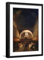 Choir of the Capuchin Church in Rome-Francois-Marius Granet-Framed Art Print
