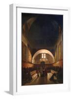 Choir of the Capuchin Church in Rome-Francois-Marius Granet-Framed Art Print