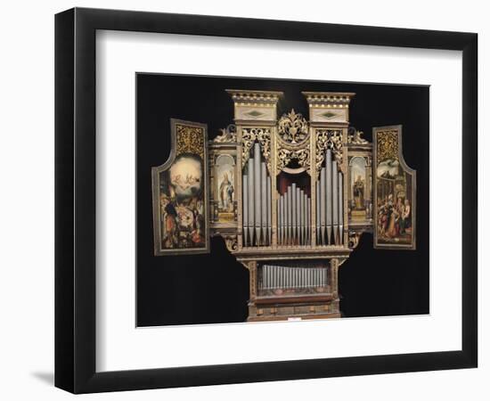 Choir Organ with Open Panels-null-Framed Giclee Print