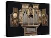 Choir Organ with Open Panels-null-Stretched Canvas