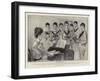 Choir Practice on Board the Ophir, Lady Mary Lygon Giving the Boys a Lesson-Sydney Prior Hall-Framed Giclee Print