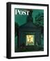 "Choir Practice," Saturday Evening Post Cover, August 10, 1946-Stevan Dohanos-Framed Premium Giclee Print