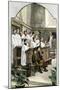 Choir Singing a Christmas Hymn in an Anglican Church, 1880s-null-Mounted Giclee Print