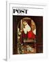 "Choirboy" Saturday Evening Post Cover, April 17,1954-Norman Rockwell-Framed Giclee Print