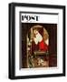 "Choirboy" Saturday Evening Post Cover, April 17,1954-Norman Rockwell-Framed Giclee Print