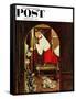 "Choirboy" Saturday Evening Post Cover, April 17,1954-Norman Rockwell-Framed Stretched Canvas