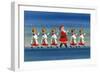 Choirboys and Santa-Stanley Cooke-Framed Giclee Print