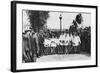 Choirboys of St Clement Danes Beating the Boundary-Marks with Long Wands, London, 1926-1927-null-Framed Giclee Print