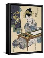 Chôjiyanai Hinatsuru, Ca. 1810-Ichibei Izumiya-Framed Stretched Canvas