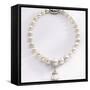Choker-Length Pearl Necklace-null-Framed Stretched Canvas