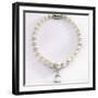 Choker-Length Pearl Necklace-null-Framed Photographic Print
