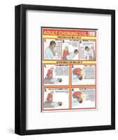 Choking First Aid Chart-Gwen Shockey-Framed Giclee Print