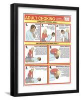 Choking First Aid Chart-Gwen Shockey-Framed Giclee Print