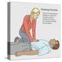 Choking First Aid-Gwen Shockey-Stretched Canvas