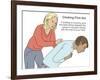 Choking First Aid-Gwen Shockey-Framed Giclee Print