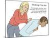 Choking First Aid-Gwen Shockey-Mounted Giclee Print